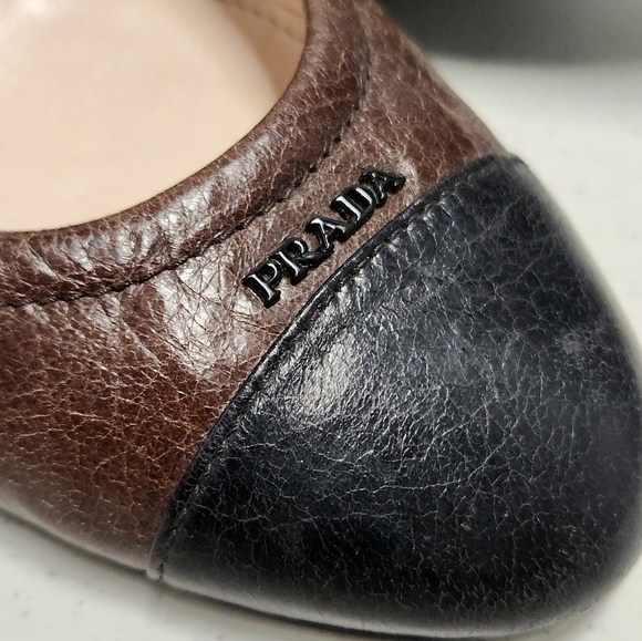 Prada Scrunch Ballet Flats SIZE EU 36.5 - Picture 5 of 12